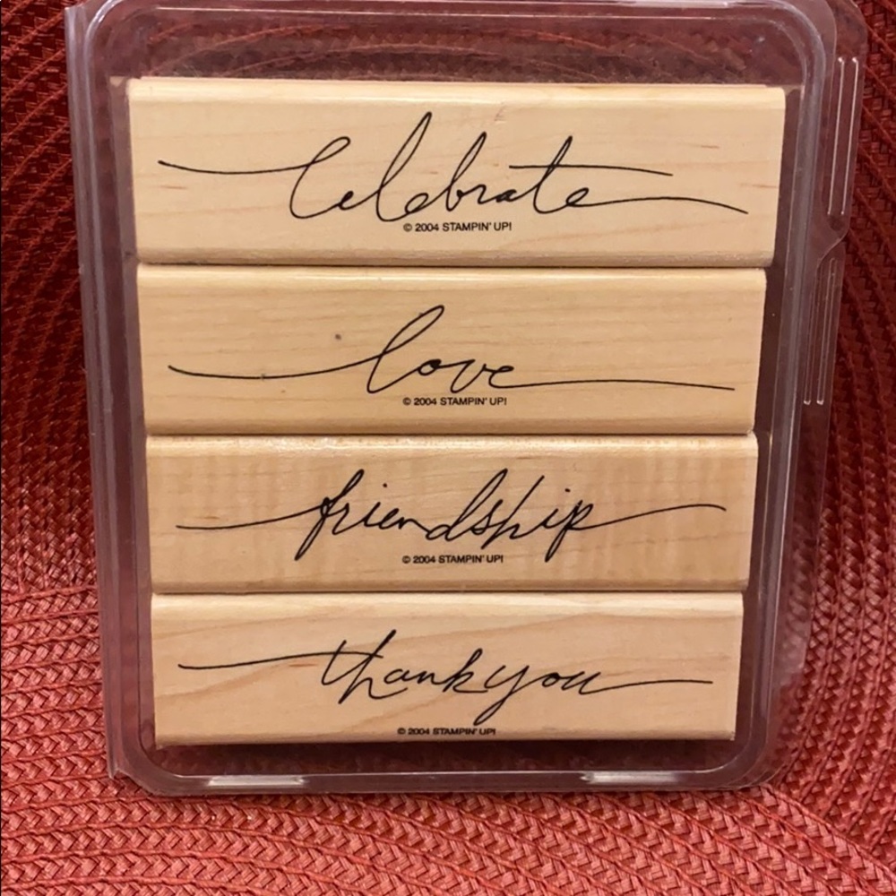 *GENTLY USED* Stampin Up 2004 Stamp Set